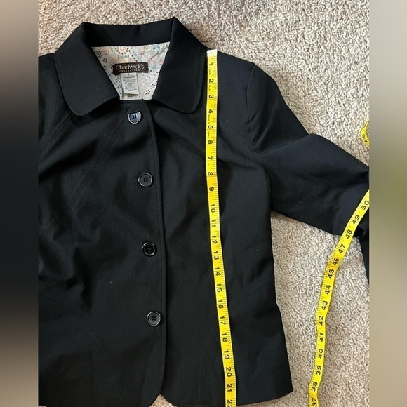 CHADWICK’S black fitted blazer - Picture 6 of 7